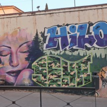 Mural in the street Cuesta del Caidero